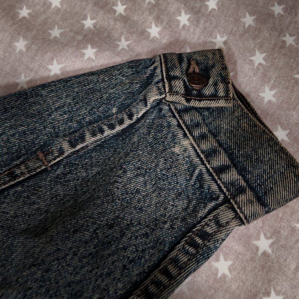 🔥 Vintage Levi’s Acid Wash Denim Trucker Jacket - XL - 80s/90s Style 🔥 - Picture 9 of 10